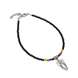 high trendz Pack of 2 Men Pearl Beaded Bracelets with Lobster Claw image 3