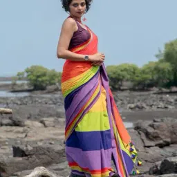 suta Women Cotton Woven Saree image 3