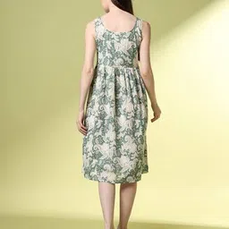 acai Women Floral Print A-line Dress image 3