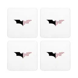 mooch wale Set Of 2 Square Wooden Coaster image 3