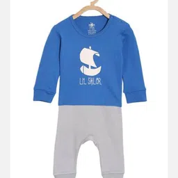 the mom store Infants Graphic Print T-Shirt & Pyjamas Set image 3