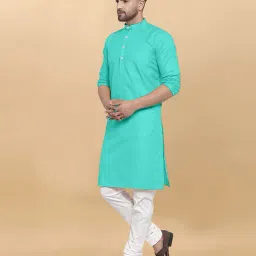 fashionfricks Men Pack of 2 Regular Fit Kurtas image 3