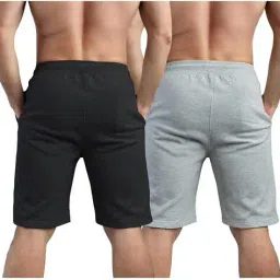 south city Pack of Men Regular Fit Typographic Print Shorts image 3