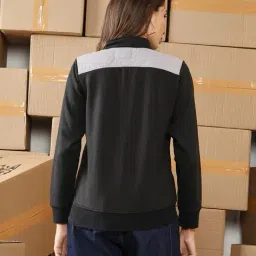 campus sutra Women Zip-Front Jacket with Insert Pockets image 3