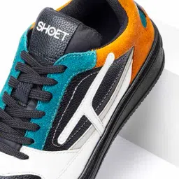 shoet Men Lace-Up Sneakers with Faux leather upper image 3