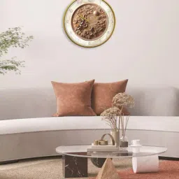 random 12 Inch Embossed Dial Wall Clock image 3