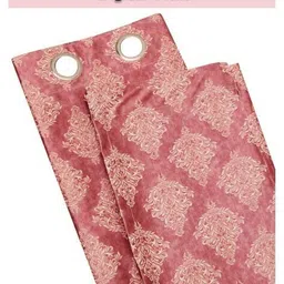 the conversion Printed Door Curtain with Eyelets image 3