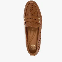 dune london Glimmered Leather Loafers image 4