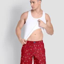 brucewane Men Printed Boxers with Insert Pockets image 4