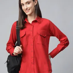 hancock Solid Shirt Relaxed Fit image 4