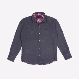 gini & jony Checked Oversized Fit Reversible Shirt image 4