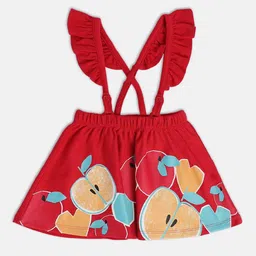 mini klub Ribbed Top with Pinafore Dress image 4