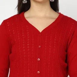 avaasa mix n' match Women V-Neck Cardigan image 4