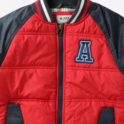 ajio Puffer Jacket with Pockets image 4