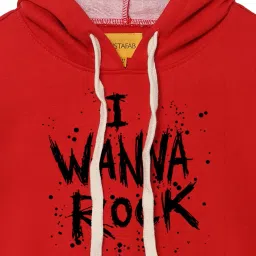 instafab Typographic Print Hooded Sweatshirt image 4