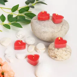 parkash candles Set of 10 Heart Shaped T-Lights image 4