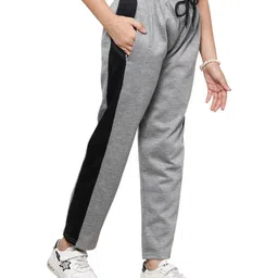 indiweaves Pack of 2 High-Rise Track Pants with Elasticated Drawstring Waistband image 4