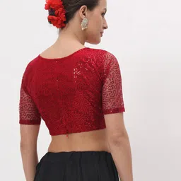 studiorasa Women Embellished Back Open Blouse image 4