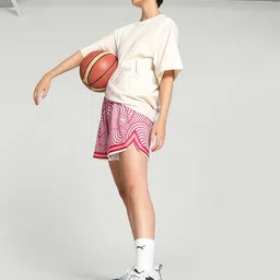 puma Women Printed Shorts with Insert Pockets image 4