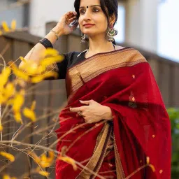 bermondsey Women Banarasi Saree with Contrast Border image 4