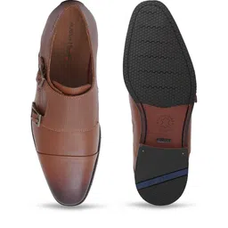 ruosh Men Round-Toe Leather Slip-On Monks image 4