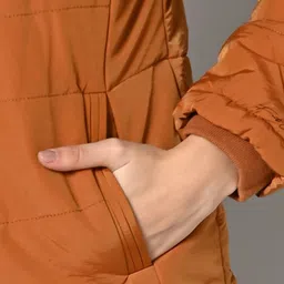 fort collins Women Puffer Jacket with Fur Accent image 4