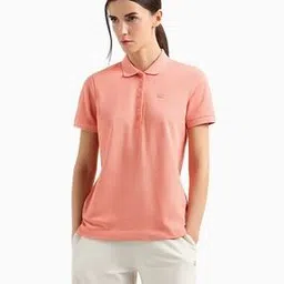 ea7 emporio armani Core Lady Stretch-Cotton Jersey Polo T-Shirt-picture-46