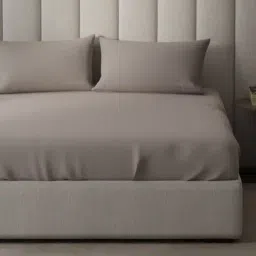 nautica 250 TC Super King Size Bedsheet with Pillow Covers image 4