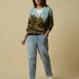 allen solly Women Cardigan with Button-Closure image 4