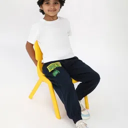 nauti nati Boys Graphic Print Relaxed Fit Track Pants image 4