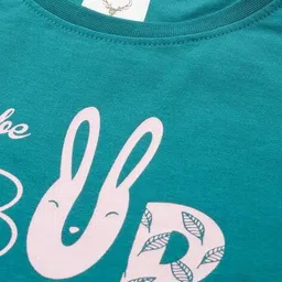 allen solly Girls Graphic Print Regular Fit T-Shirt image 4