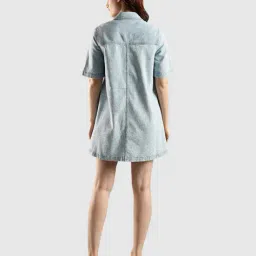 tommy hilfiger Spread Collar A-Line Dress image 4