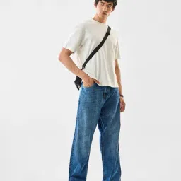 snitch Men Washed Baggy Jeans image 4