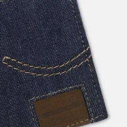 jack & jones Men Denim Card Holder with Stitch Detail  image 4