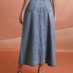 tokyo talkies Women A-Line Skirt with Insert Pockets image 4