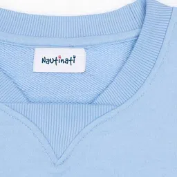 nauti nati Girls Printed V-Neck Sweatshirt image 4