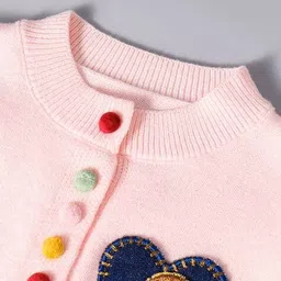 hopscotch Girls Knitted Cardigan with Patch-Work image 4