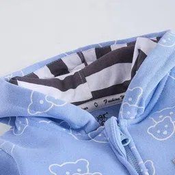 hopscotch Graphic Print Hooded Bodysuit  image 4