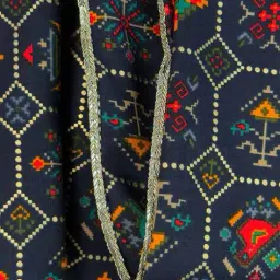 vastramay Men Ikat Print Stole image 4