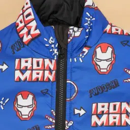 pantaloons junior Boys Typographic Print Zip-Front Puffer Jacket image 4