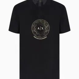 armani exchange Men Embellished Regular Fit Cotton Crew-Neck T-Shirt image 4