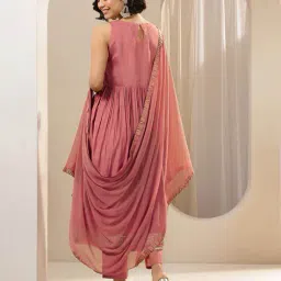 gerua by libas Women Embroidered Straight Kurta Set image 4