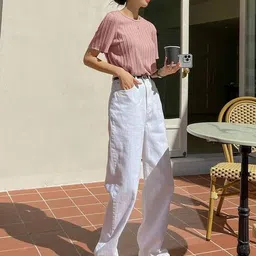 leia Women Regular Fit Textured Top  image 4