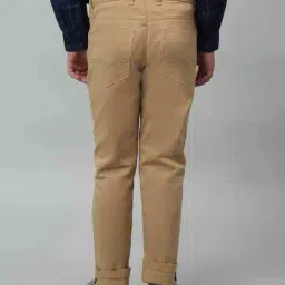 cantabil Boy Relaxed Fit Flat-Front Trousers image 4