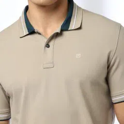 john players Men Slim Fit Polo T-Shirt image 4