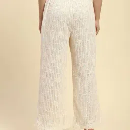 global republic Women Embroidered Relaxed Fit Flat-Front Pants image 4