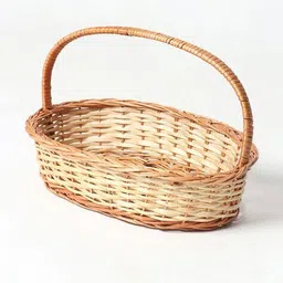 habere india Wicker Hamper Basket with Handle image 4