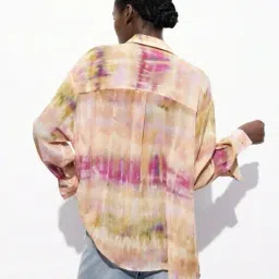 gufrina Women Tie & Dye Regular Fit Shirt image 4