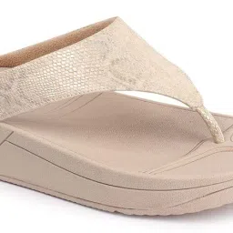 elle Women Reptilian Pattern Slip-On Wedges image 4