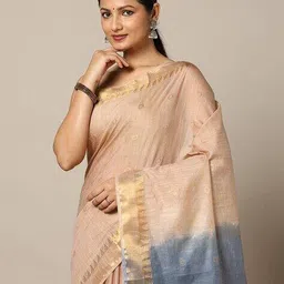 indie picks Hand Dyed Kota Silk Saree image 4